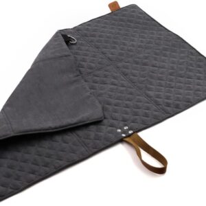 Paws&Co Manta plegable para perro gris, 75x50 cm