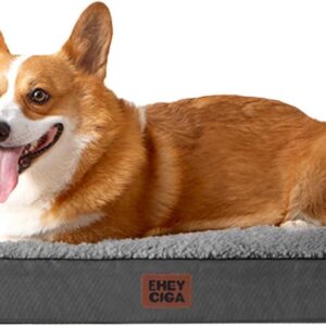EHEYCIGA Cama Ortopédica Grande para Perros 89x58 cm