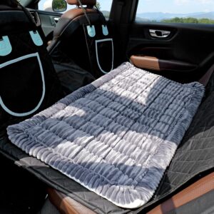 Alfombrilla asiento trasero para perros grandes - Felpa antideslizante