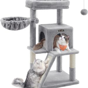 Feandrea Torre para Gatos PCT51W, Gris Claro