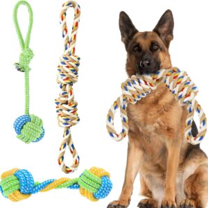 Juguetes de Cuerda para Perros 3 Pack - WideSmart