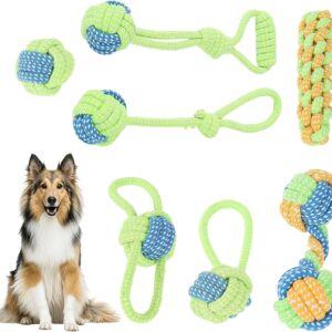 7 Juguetes de cuerda para perros pequeños/medianos