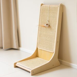 PETKARAY Rascador Sisal Gato 105° Vertical Pared