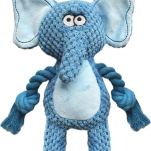 Juguete elefante chirriante para perros pequeños/medianos