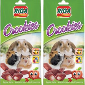 Riga Crookies Manzana - Snacks crujientes para roedores 50 g