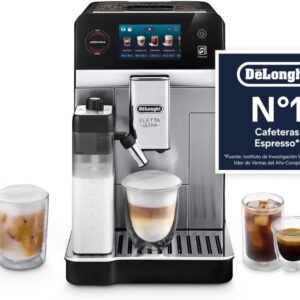 De’Longhi Eletta Ultra: Cafetera superautomática premium con 50+ bebidas