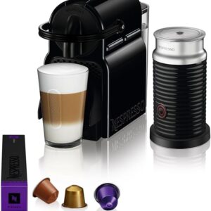 Nespresso Inissia Milk EN 80BAE – Cafetera de cápsulas 19 bares