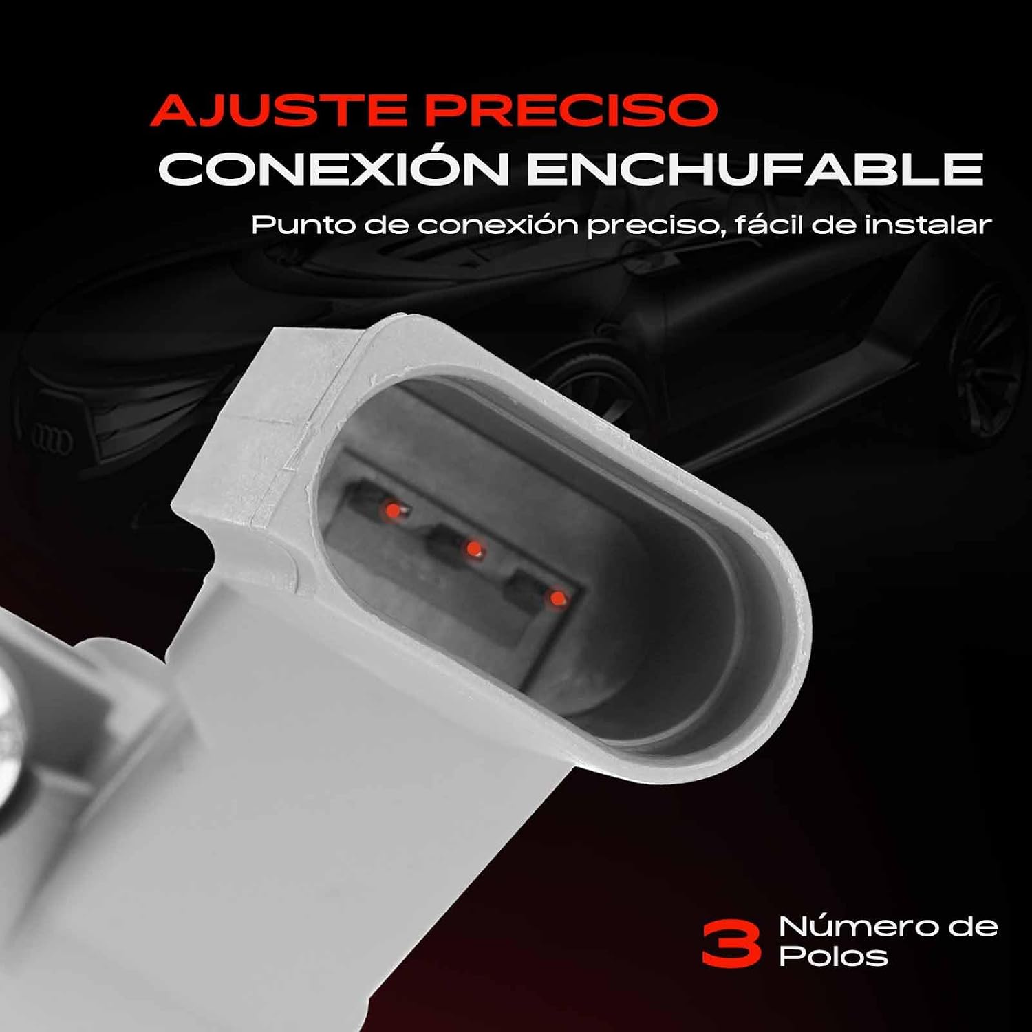 Sensor cigüeñal Frankberg 036906433E para VW Seat Skoda - Imagen 6