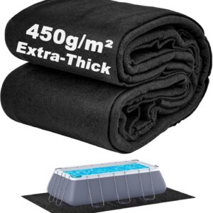 Almohadilla gruesa para piscina sobre suelo 10x16.5 pies