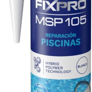 Bostik FIXPRO MSP 105 Piscinas Blanco - Adhesivo resistente al cloro 290 ml