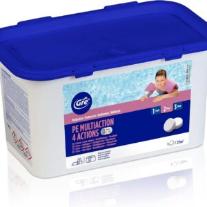 GRE 76007NB - Tabletas de cloro 4 en 1 para piscinas