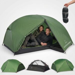 Tienda camping ATEPA ultraligera 2P, impermeable 4000mm
