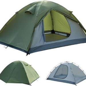 Tienda de campaña DanCoom 2-4 personas, impermeable y resistente