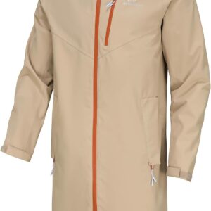 NORDIC OUTLAND Chaqueta impermeable hombre, transpirable y resistente al agua