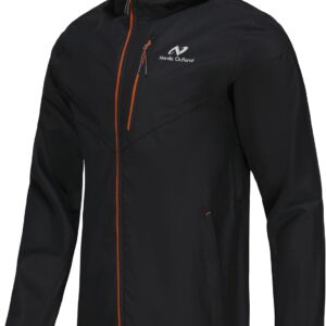 NORDIC OUTLAND Chaqueta impermeable ligera para hombre