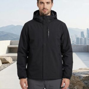 Chaqueta cortavientos impermeable ligera hombre