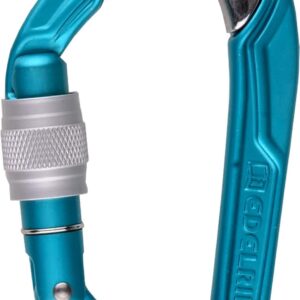 Edelrid Bulletproof Screw – Mosquetón de rosca con inserto de acero