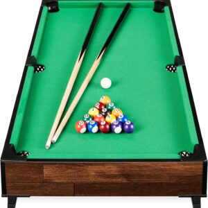 Mesa de billar compacta 101,6 cm con accesorios