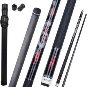 Taco billar fibra carbono profesional 12,5 mm CUEELF