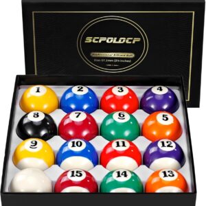 Juego de bolas de billar Scpoloco - 16 unidades reguladas