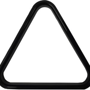 ClubKing - Triángulo para bolas de billar (plástico negro, 38x5 cm)