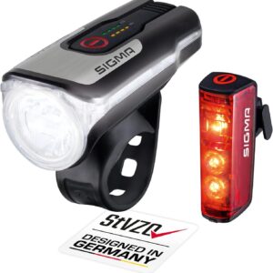SIGMA Aura 80 + Blaze: Set LED bicicleta con luz de freno