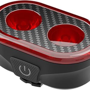 Luz trasera LED 8 modos para bici con freno automático