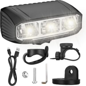 Luz frontal para bicicleta 5 modos | Alta luminosidad IPX5