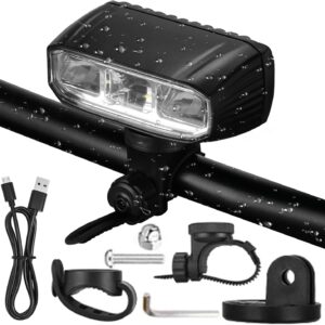 Luz frontal para bici 5 modos | Alta potencia y fácil instalación