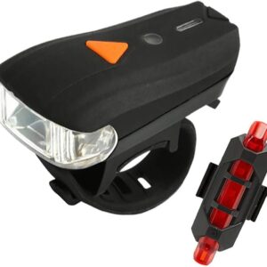 Luz bicicleta LED USB recargable 5+4 modos | Fottrell