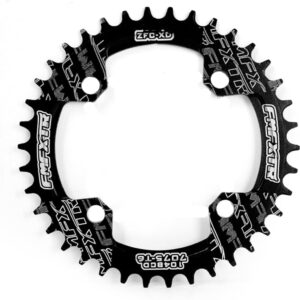 Plato bici aluminio 104 BCD 34T/38T/42T HOUSON carretera MTB BMX