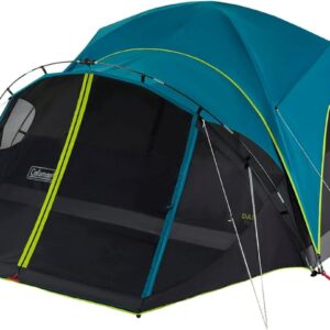Coleman Carlsbad Tienda 4 personas con porche - Verde/Negro/Azul