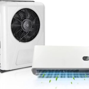 Aire acondicionado 12V para camión de 6800 BTU, silencioso y eficiente
