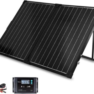 Panel solar portátil Renogy 100W con controlador 20A