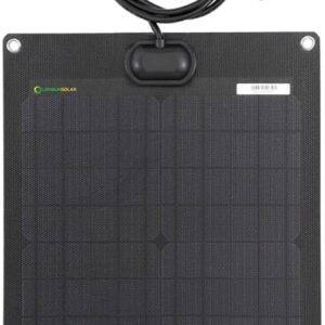 Panel solar flexible LensunSolar 20W ETFE negro - 12V