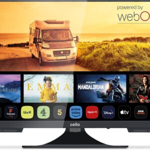 Cello C2424WS TV Smart 24" 12V para autocaravana con WebOS