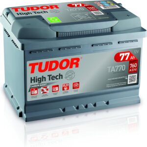 Batería Tudor TA770 77Ah 760A para turismo