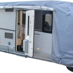 Funda protectora gris para caravana Półintegra X-Group4th