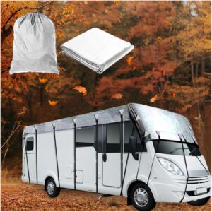 Funda Oxford 210D para autocaravana 13x3m - Gris