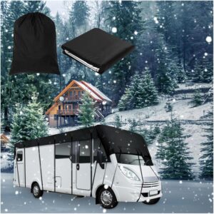 Funda Oxford 210D para autocaravana 10x3m negra