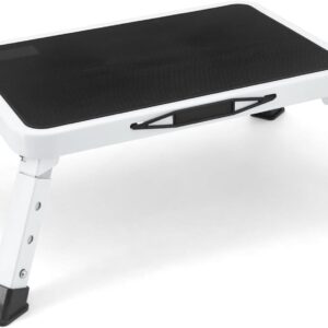 Taburete plegable de acero, 150 kg, ideal para caravana