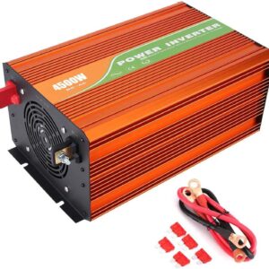 Inversor Onda Pura 4500W CC/AC 220V con USB y doble salida