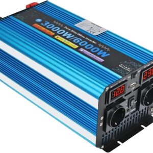 Inversor 8000W Onda Pura 220V/230V CC/AC con Control Remoto