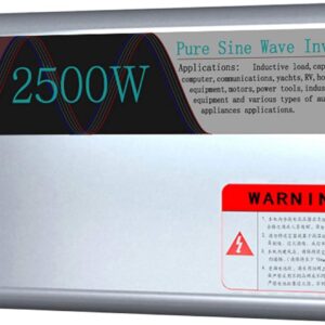 Inversor Onda Pura 2000W/2500W DC-AC con ventilación