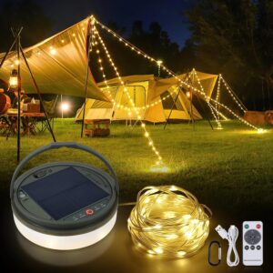 Cadena de luces solares 4 en 1 SMY Lighting 42.6 pies