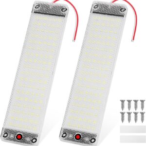 Luces techo LED coche 12V 108 LED 2 unidades