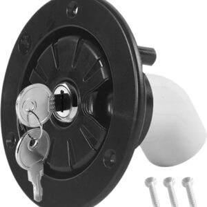 JNNJ Tapón agua autocaravana con 2 llaves – Negro
