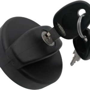 Tapón depósito agua caravana CR-MOESANCO negro, con 2 llaves