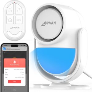CPVAN Home Alarma Inteligente - Protege tu hogar en blanco