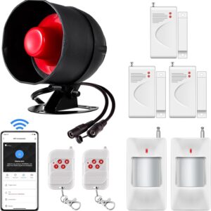 Kit alarma WiFi con sirena 120dB y sensores